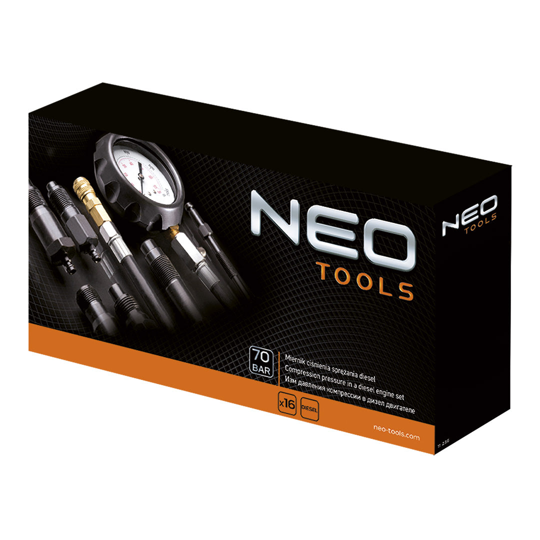 Merac kompresneho tlaku, sada 16 ks od NEO TOOLS nájdeš na naravis.sk