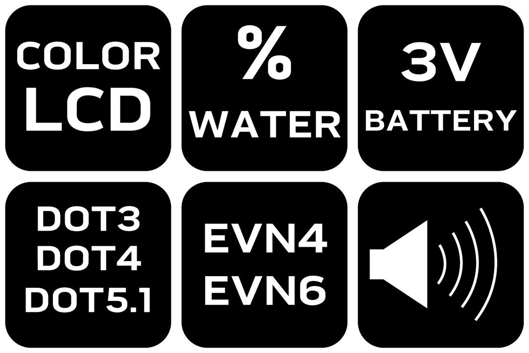 Elektronický tester brzdovej kvapaliny DOT3, DOT4, DOT5, EVN4, EVN6 od NEO TOOLS nájdeš na naravis.sk