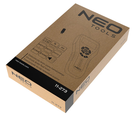 Elektronický tester brzdovej kvapaliny DOT3, DOT4, DOT5, EVN4, EVN6 od NEO TOOLS nájdeš na naravis.sk