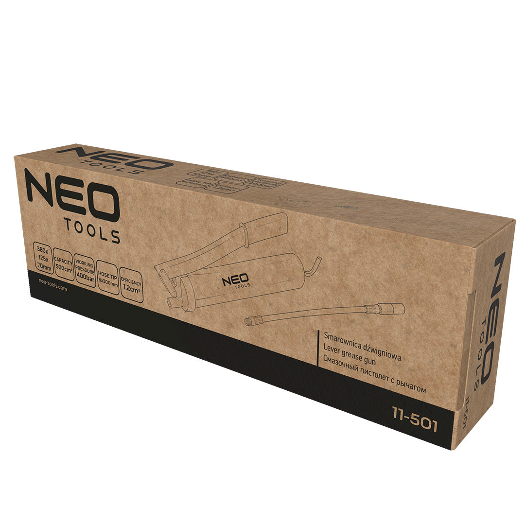 Pákový mazací stroj 500 cm3 od NEO TOOLS nájdeš na naravis.sk