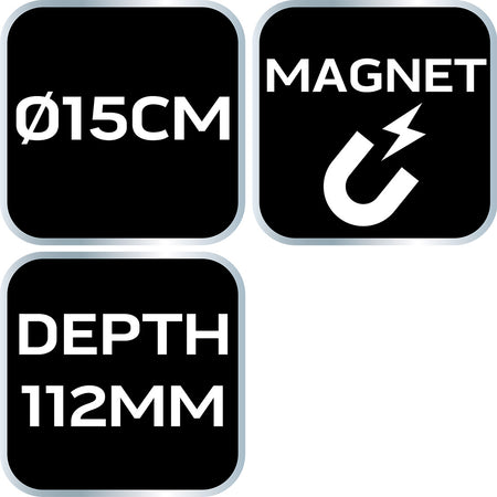 Magnetická miska, šikmá, priemer 150 mm od NEO TOOLS nájdeš na naravis.sk