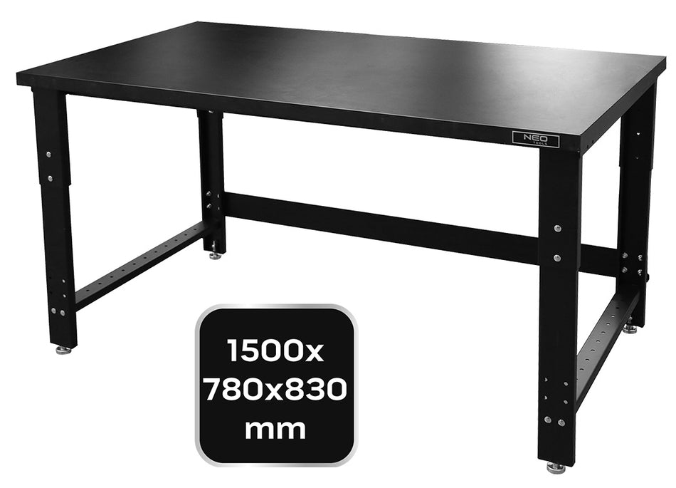 Stolík pracovný: 1500mm x 780mm x 830mm od NEO TOOLS nájdeš na naravis.sk