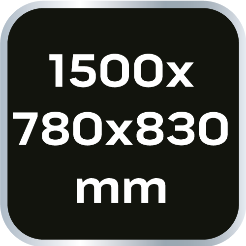 Stolík pracovný: 1500mm x 780mm x 830mm od NEO TOOLS nájdeš na naravis.sk