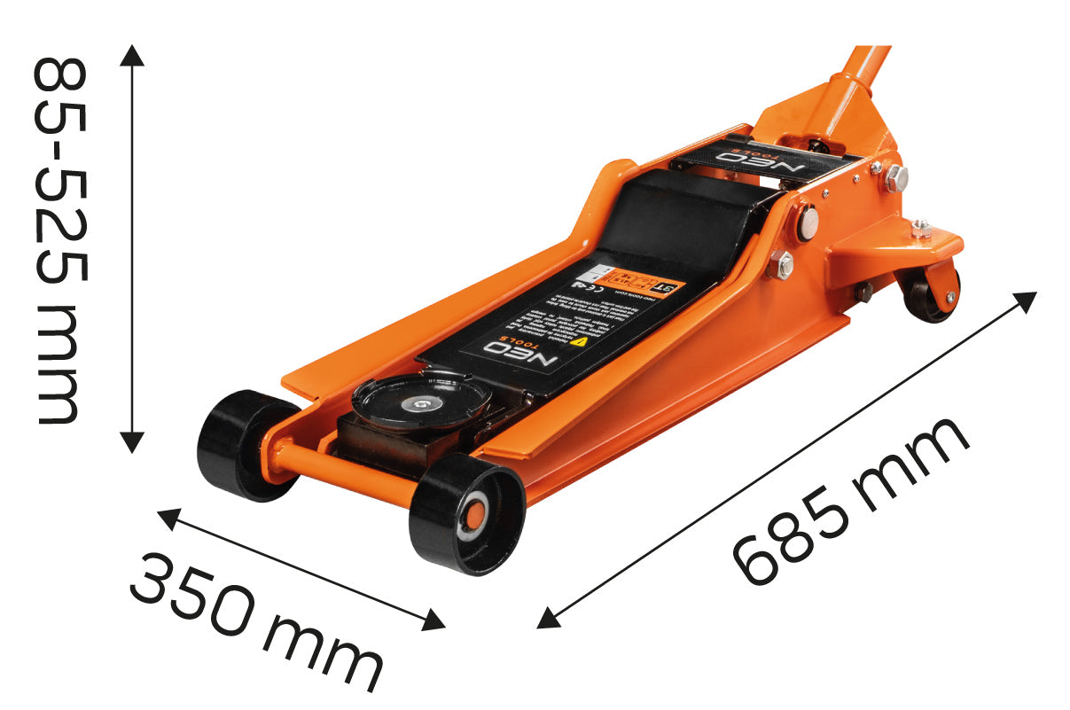 Nízkoprofilový zdvihák 3T, 85 mm od NEO TOOLS nájdeš na naravis.sk