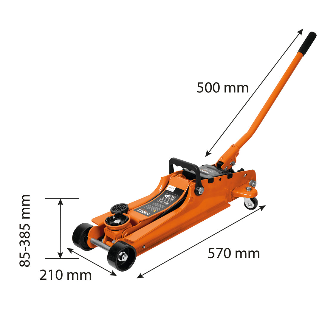 Dielenský výťah, žabka 2,5 T od NEO TOOLS nájdeš na naravis.sk