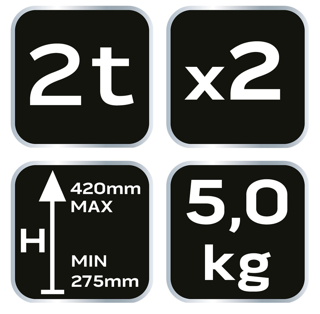 Hever, 2 t, 278-423 mm od NEO TOOLS nájdeš na naravis.sk