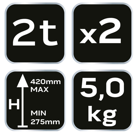 Hever, 2 t, 278-423 mm od NEO TOOLS nájdeš na naravis.sk