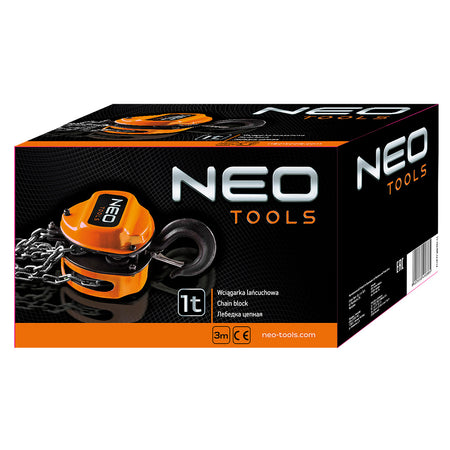 Reťazový zdvihák, 1 t,3 m od NEO TOOLS nájdeš na naravis.sk