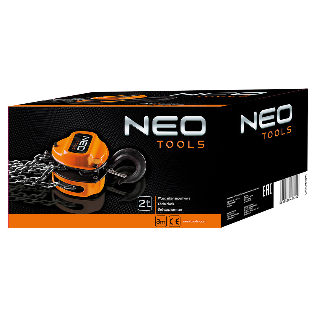 Reťazový zdvihák, 2 t,3 m od NEO TOOLS nájdeš na naravis.sk