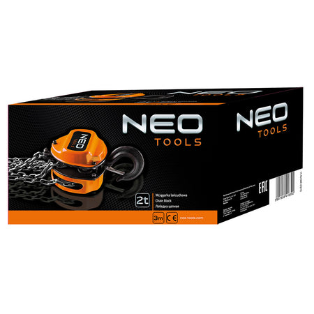 Reťazový zdvihák, 2 t,3 m od NEO TOOLS nájdeš na naravis.sk