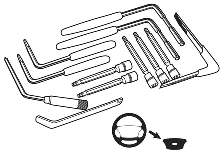 Súprava na demontáž airbagov od NEO TOOLS nájdeš na naravis.sk