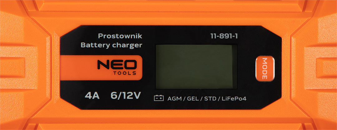 Automatický usmerňovač 4A/70W, 3-120Ah, pre kyslé / AGM / GEL batérie od NEO TOOLS nájdeš na naravis.sk