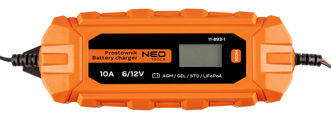 Automatický usmerňovač 10A/160W, 3-200Ah, pre kyslé / AGM / GEL batérie od NEO TOOLS nájdeš na naravis.sk