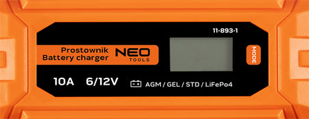 Automatický usmerňovač 10A/160W, 3-200Ah, pre kyslé / AGM / GEL batérie od NEO TOOLS nájdeš na naravis.sk