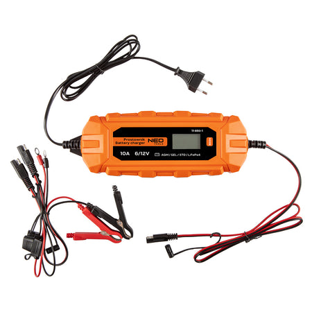 Automatický usmerňovač 10A/160W, 3-200Ah, pre kyslé / AGM / GEL batérie od NEO TOOLS nájdeš na naravis.sk