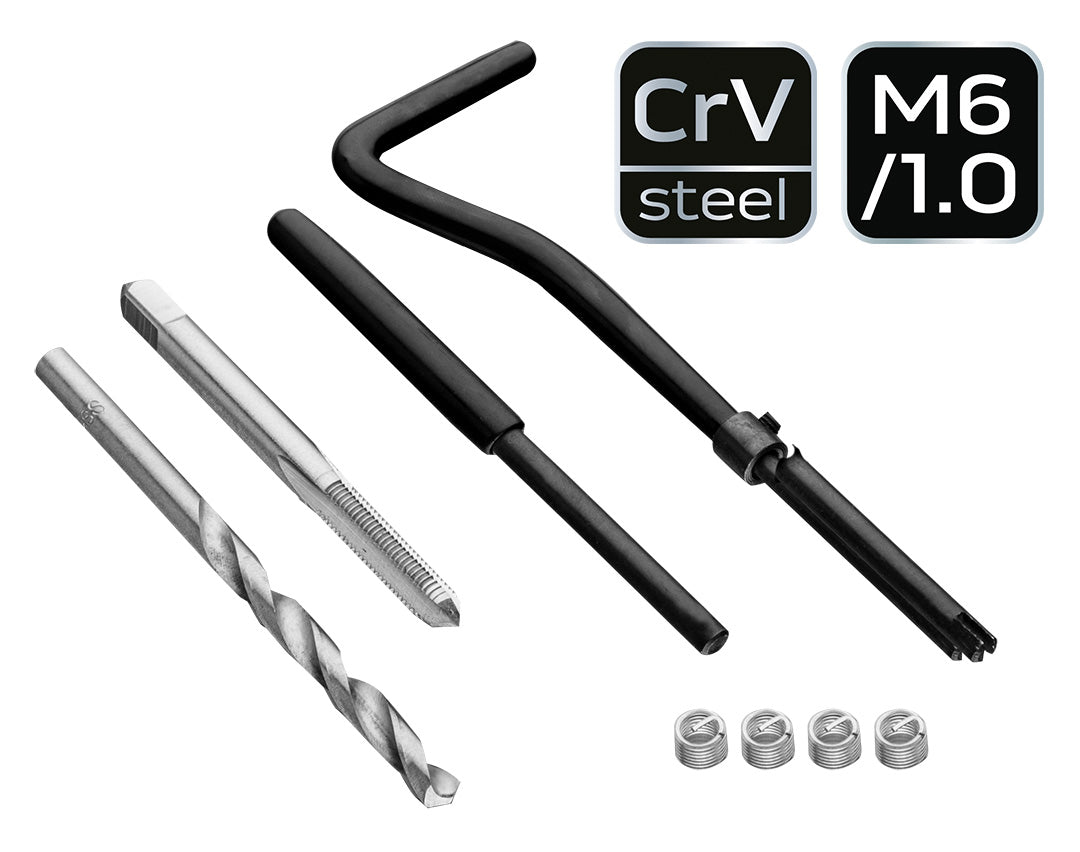 Súprava pre opravu závitov M6 od NEO TOOLS nájdeš na naravis.sk