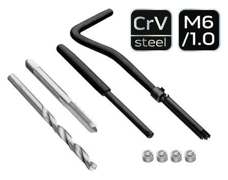 Súprava pre opravu závitov M6 od NEO TOOLS nájdeš na naravis.sk
