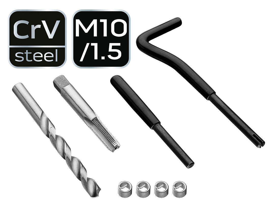 Súprava pre opravu závitov M10 od NEO TOOLS nájdeš na naravis.sk