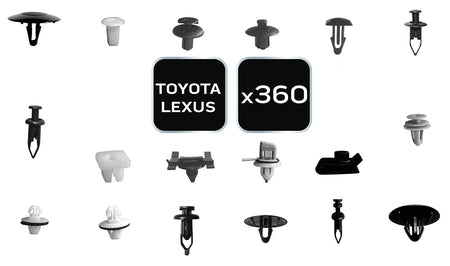 Súprava sponiek do auta, 360 ks, Toyota/Lexus od NEO TOOLS nájdeš na naravis.sk