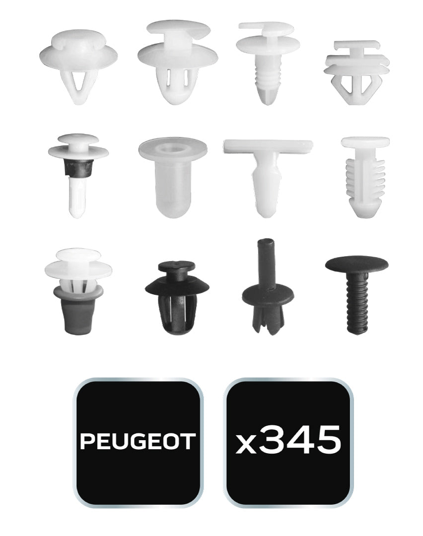 Súprava sponiek do auta, 345 ks, Peugeot od NEO TOOLS nájdeš na naravis.sk