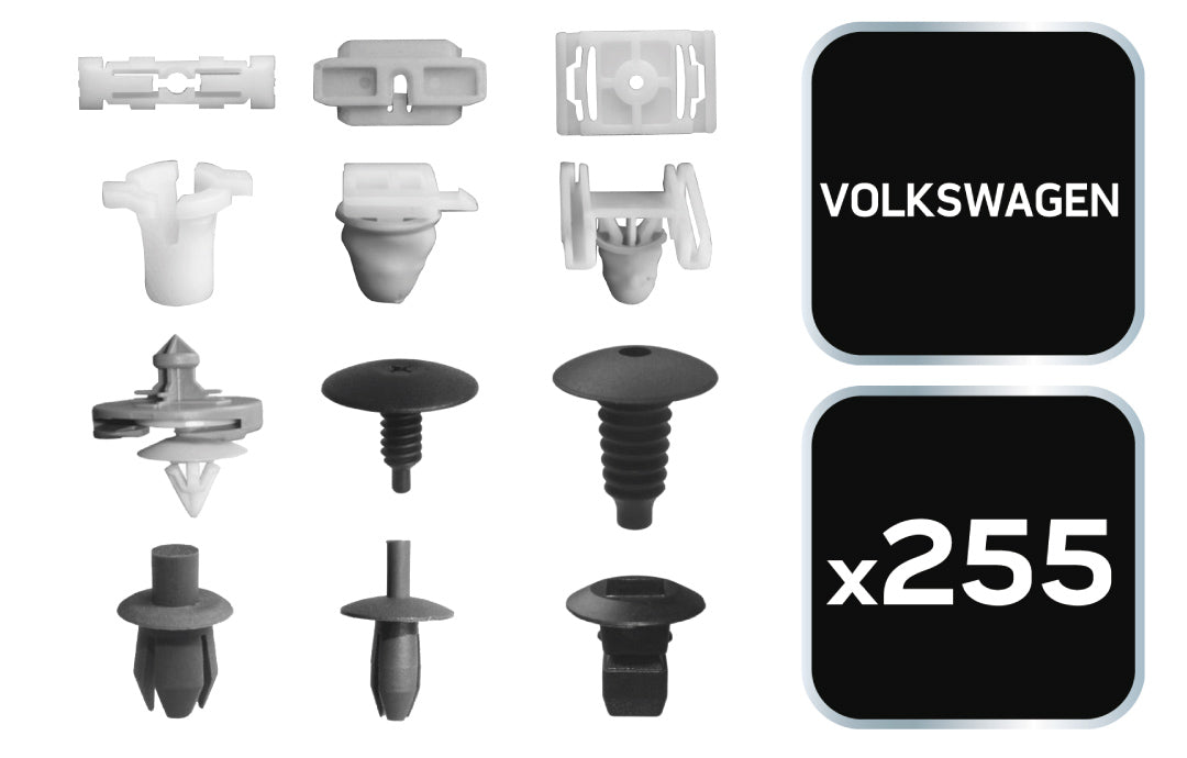 Súprava sponiek do auta, 255 ks, Volkswagen od NEO TOOLS nájdeš na naravis.sk