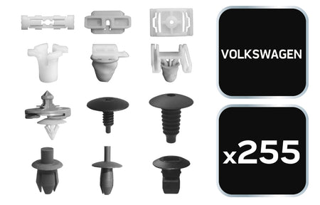 Súprava sponiek do auta, 255 ks, Volkswagen od NEO TOOLS nájdeš na naravis.sk