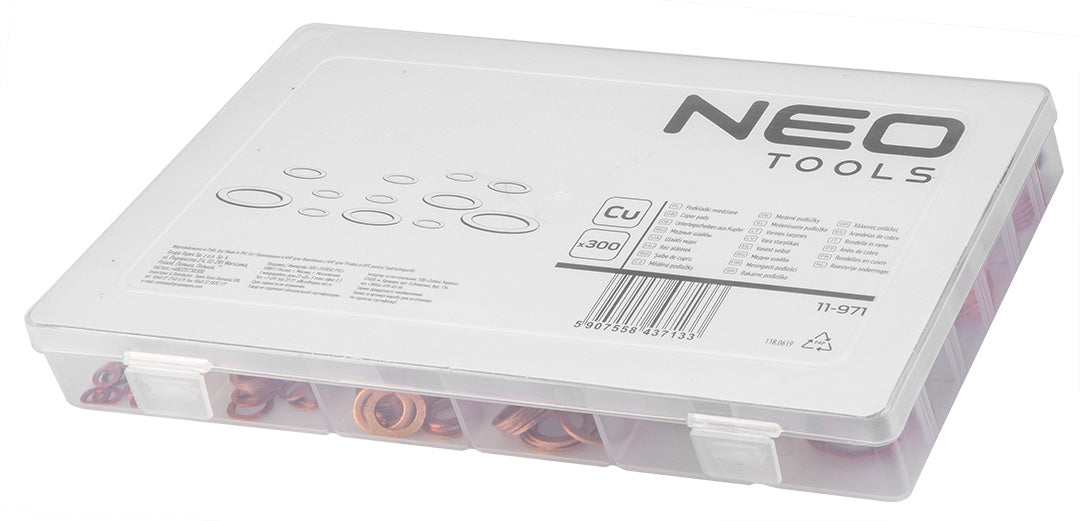 Medené podložky, 300 ks od NEO TOOLS nájdeš na naravis.sk