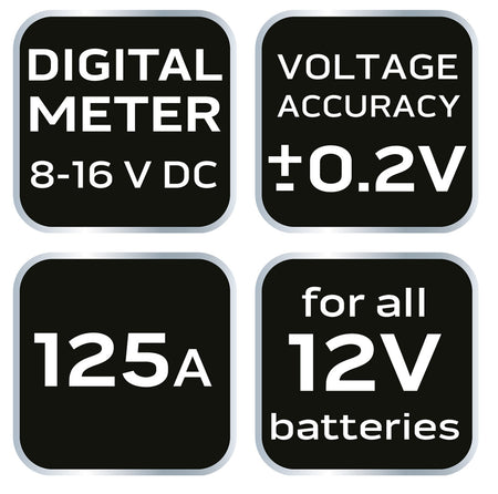 Skúšačka batérií 125 A 12 V - digitálna od NEO TOOLS nájdeš na naravis.sk