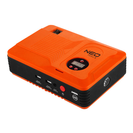 Jump štartér, power banka - 14 Ah, kompresor 3.5BAR, baterka od NEO TOOLS nájdeš na naravis.sk