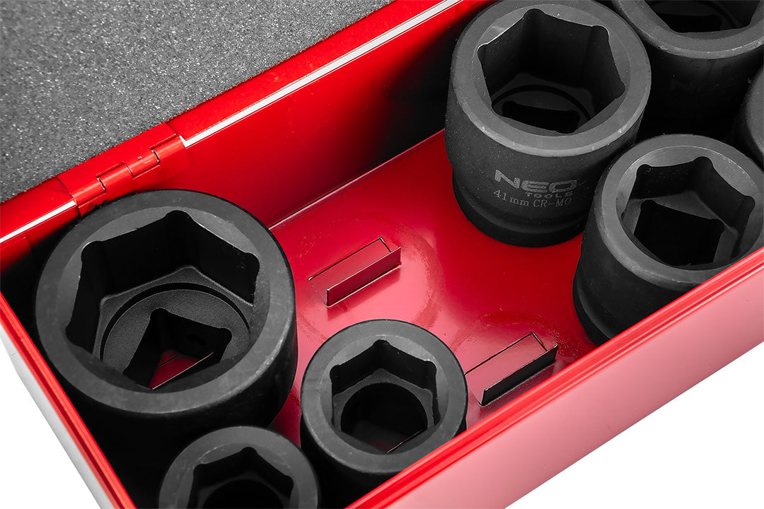Sada nástrčných kľúčov 1", 27-50 mm, 9 diel od NEO TOOLS nájdeš na naravis.sk