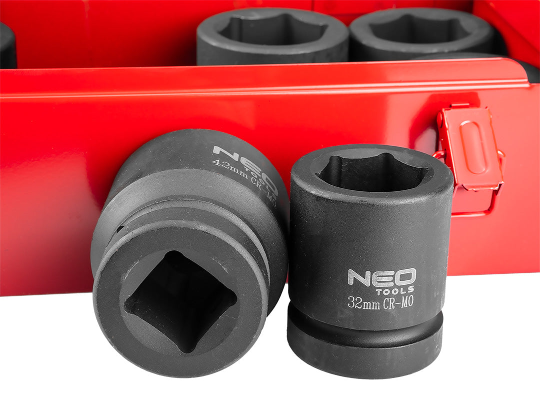 Sada nástrčných kľúčov 1", 27-50 mm, 9 diel od NEO TOOLS nájdeš na naravis.sk
