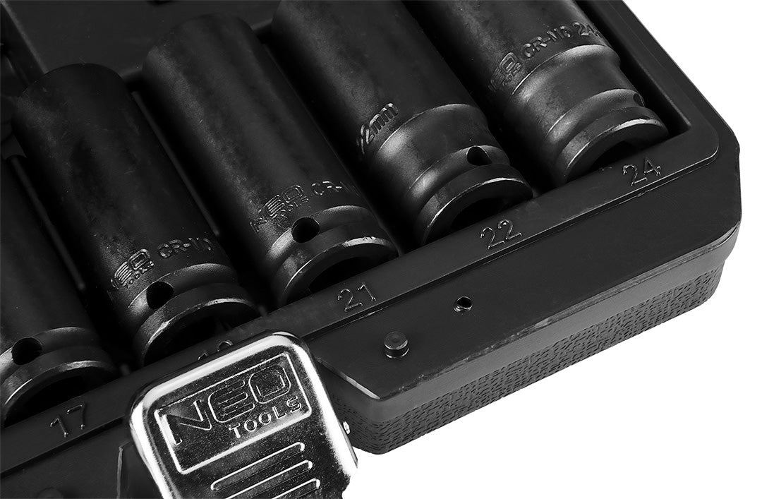 Sada nástrčných kľúčov 1/2", 10-24 mm, 10 diel od NEO TOOLS nájdeš na naravis.sk