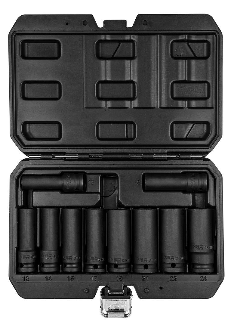 Sada nástrčných kľúčov 1/2", 10-24 mm, 10 diel od NEO TOOLS nájdeš na naravis.sk
