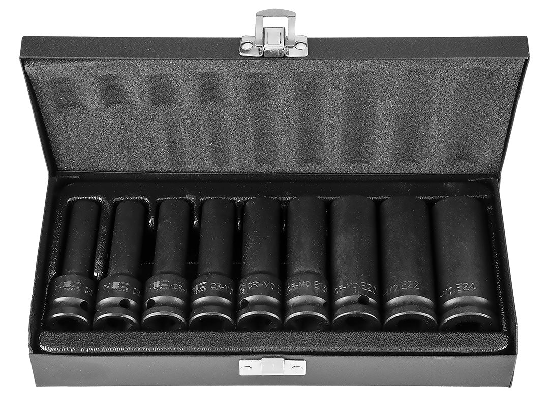 Sada nástrčných kľúčov 1/2", E10-E24 mm, Torx, 10 diel od NEO TOOLS nájdeš na naravis.sk