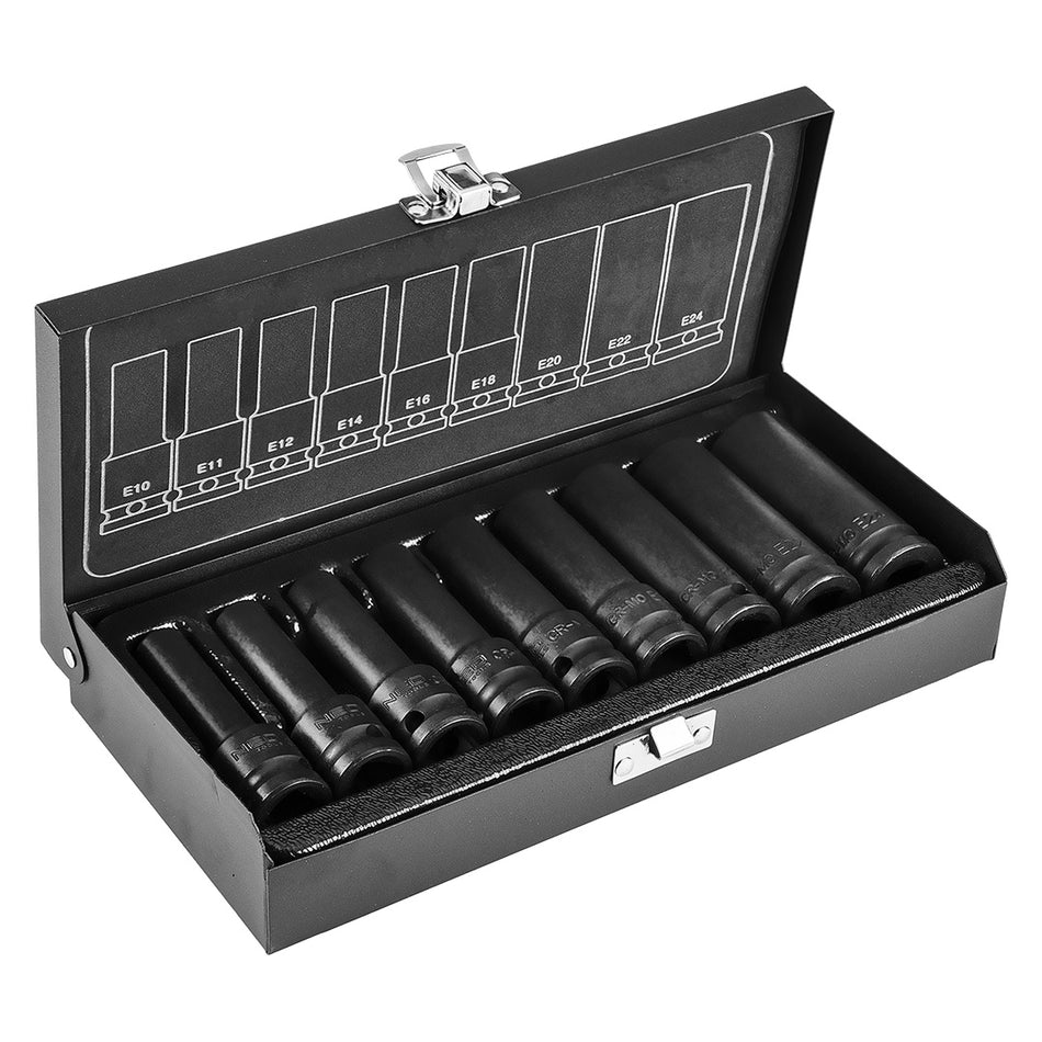 Sada nástrčných kľúčov 1/2", E10-E24 mm, Torx, 10 diel od NEO TOOLS nájdeš na naravis.sk