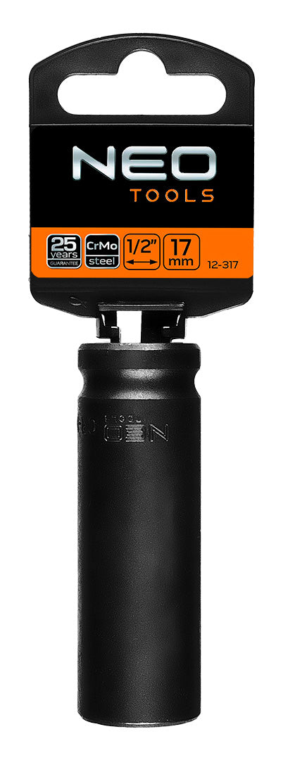 Príklepový nástavec 1/2" dlhý , 17 x 78 mm, Cr-Mo od NEO TOOLS nájdeš na naravis.sk