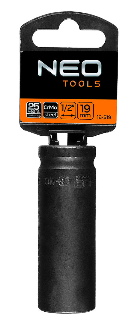 Príklepový nástavec 1/2" dlhý , 19 x 78 mm, Cr-Mo od NEO TOOLS nájdeš na naravis.sk