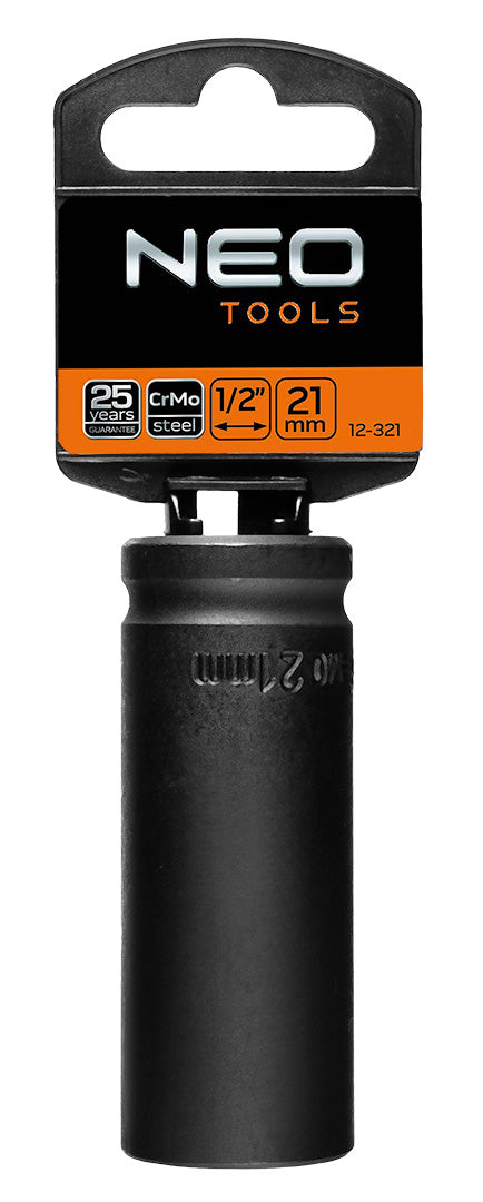 Príklepový nástavec 1/2" dlhý , 21 x 78 mm, Cr-Mo od NEO TOOLS nájdeš na naravis.sk