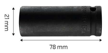 Príklepový nástavec 1/2" dlhý , 21 x 78 mm, Cr-Mo od NEO TOOLS nájdeš na naravis.sk