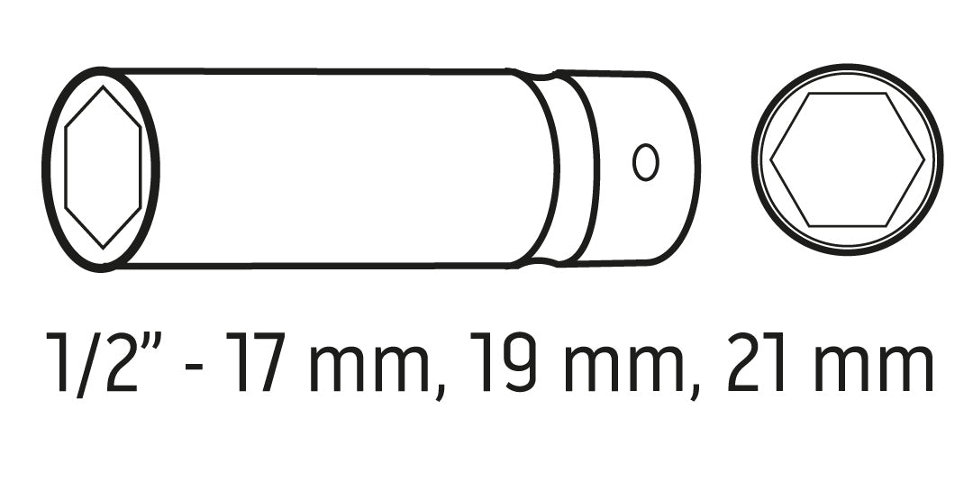 Súprava nástr. Kľúčov, 1/2", 3 ks od NEO TOOLS nájdeš na naravis.sk