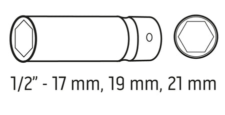 Súprava nástr. Kľúčov, 1/2", 3 ks od NEO TOOLS nájdeš na naravis.sk