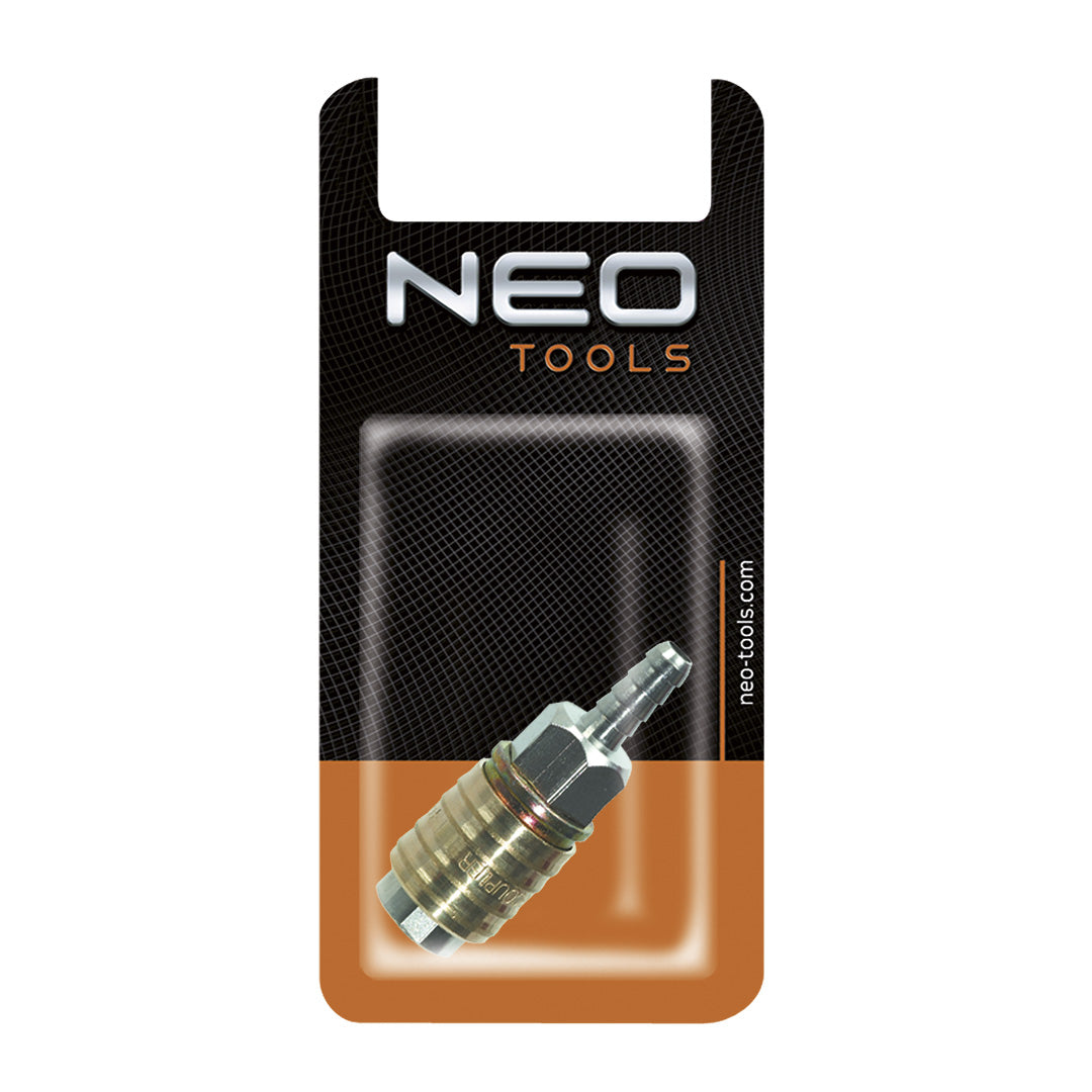 Rýchlospoj do kompresora s výstupom na hadicu 6 mm od NEO TOOLS nájdeš na naravis.sk