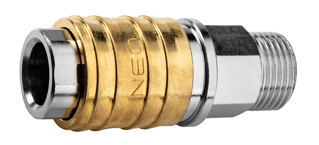 Rýchlospoj do kompresora M 3/8" od NEO TOOLS nájdeš na naravis.sk