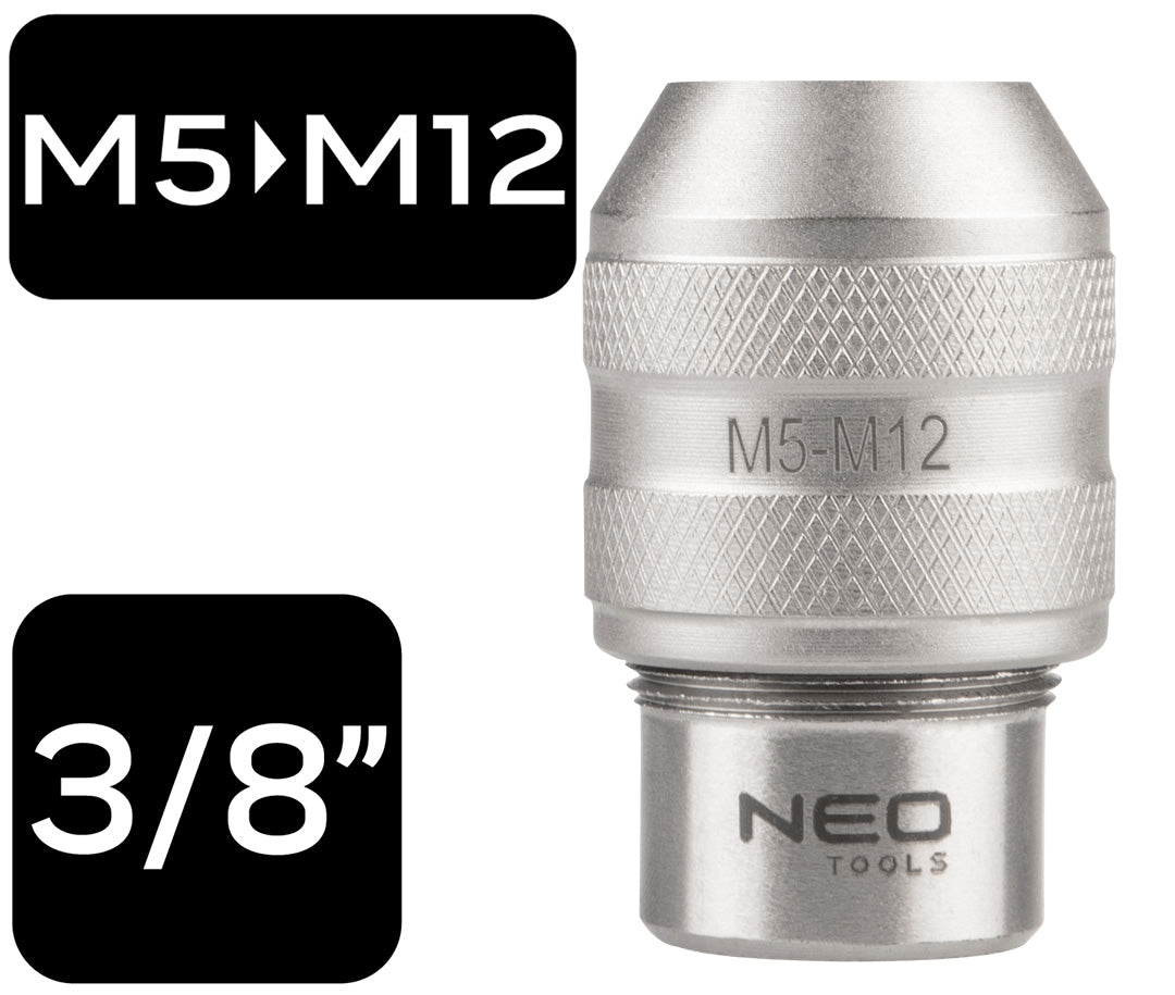 Adaptér pre závitníky, 3/8 "DR M5-M12 od NEO TOOLS nájdeš na naravis.sk