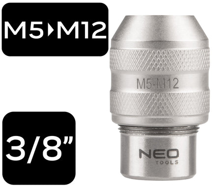 Adaptér pre závitníky, 3/8 "DR M5-M12 od NEO TOOLS nájdeš na naravis.sk