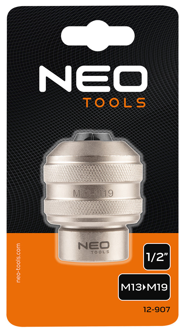 Adaptér pre závitníky, 1/2 "DR M13-M19 od NEO TOOLS nájdeš na naravis.sk