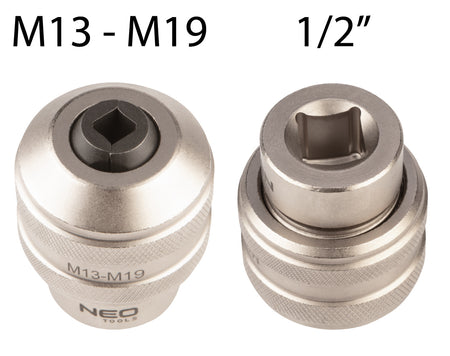 Adaptér pre závitníky, 1/2 "DR M13-M19 od NEO TOOLS nájdeš na naravis.sk