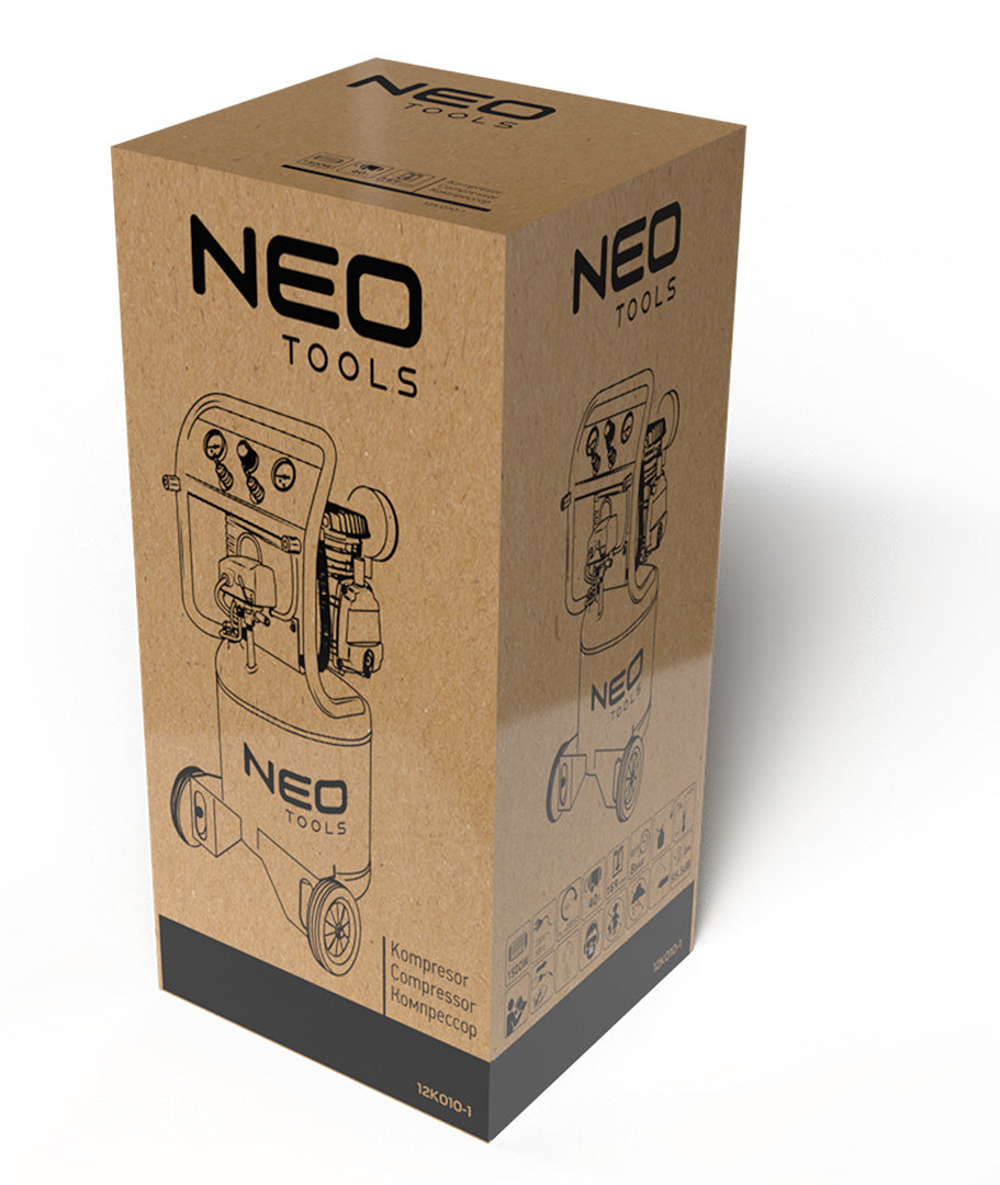 Vertikálny olejový kompresor 40l, 230V od NEO TOOLS nájdeš na naravis.sk