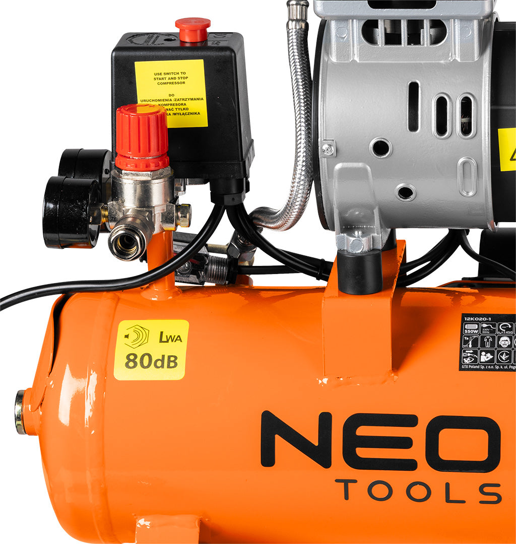 Bezolejový kompresor 12 l od NEO TOOLS nájdeš na naravis.sk