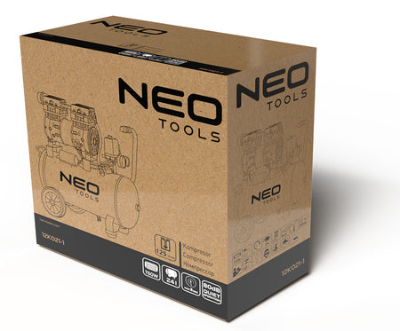 Bezolejový kompresor 24 l od NEO TOOLS nájdeš na naravis.sk